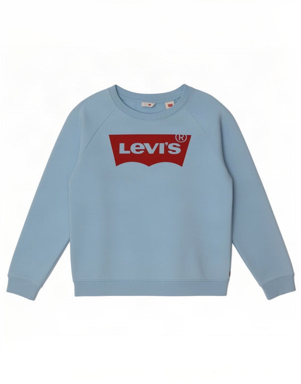 Levi's muška prekomjerna majica s grafičkim motivima UK 6 XS plavi pamuk