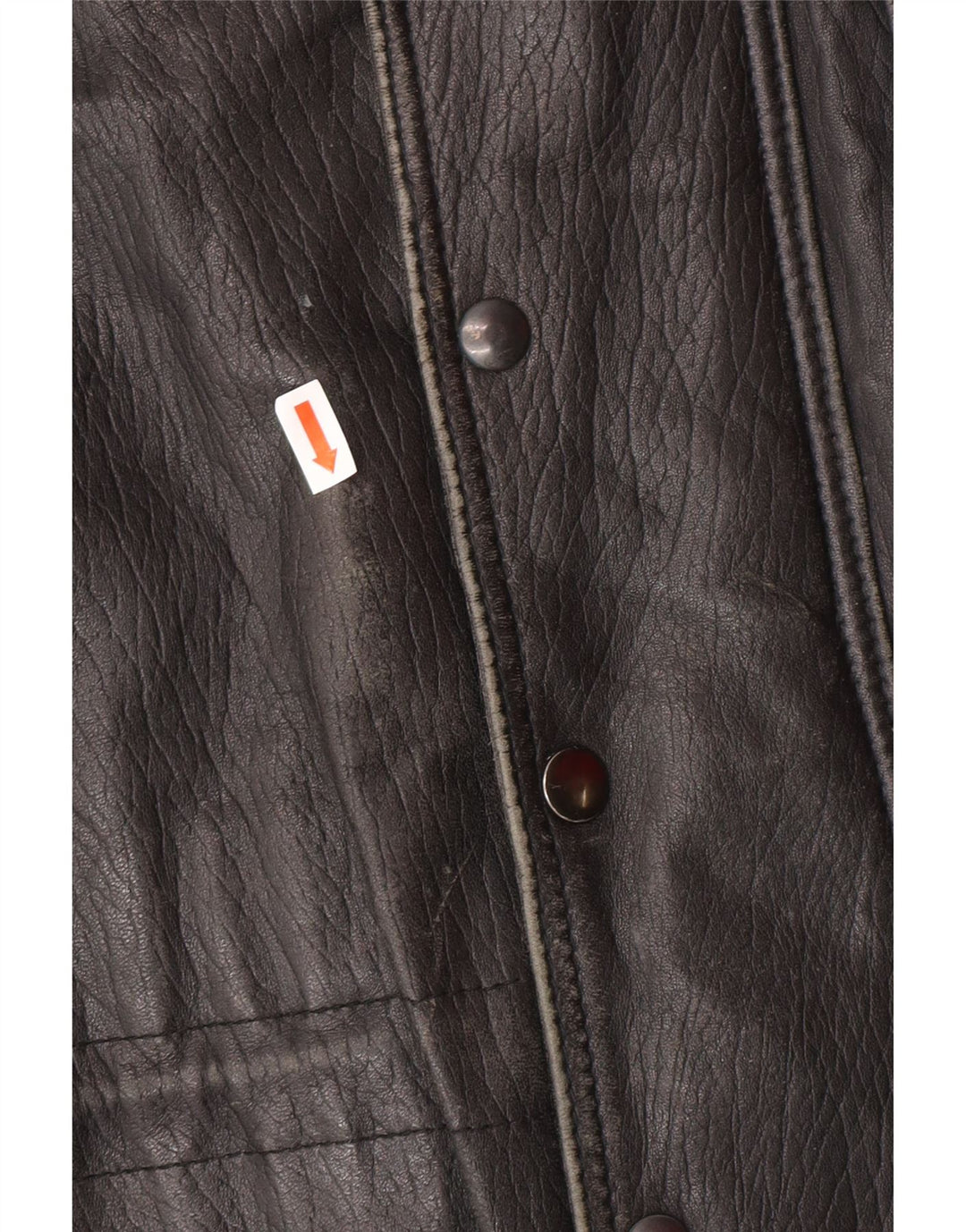 VINTAGE muška kožna jakna UK 40 velika crna koža