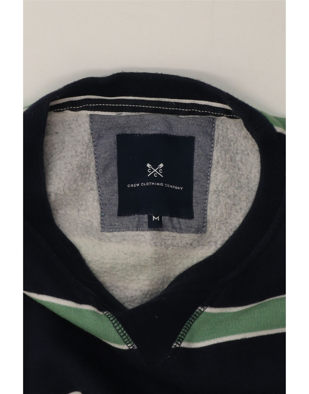 Crew Clothing Muška majica s kratkim rukavima Srednji tamnoplavi pamuk na pruge