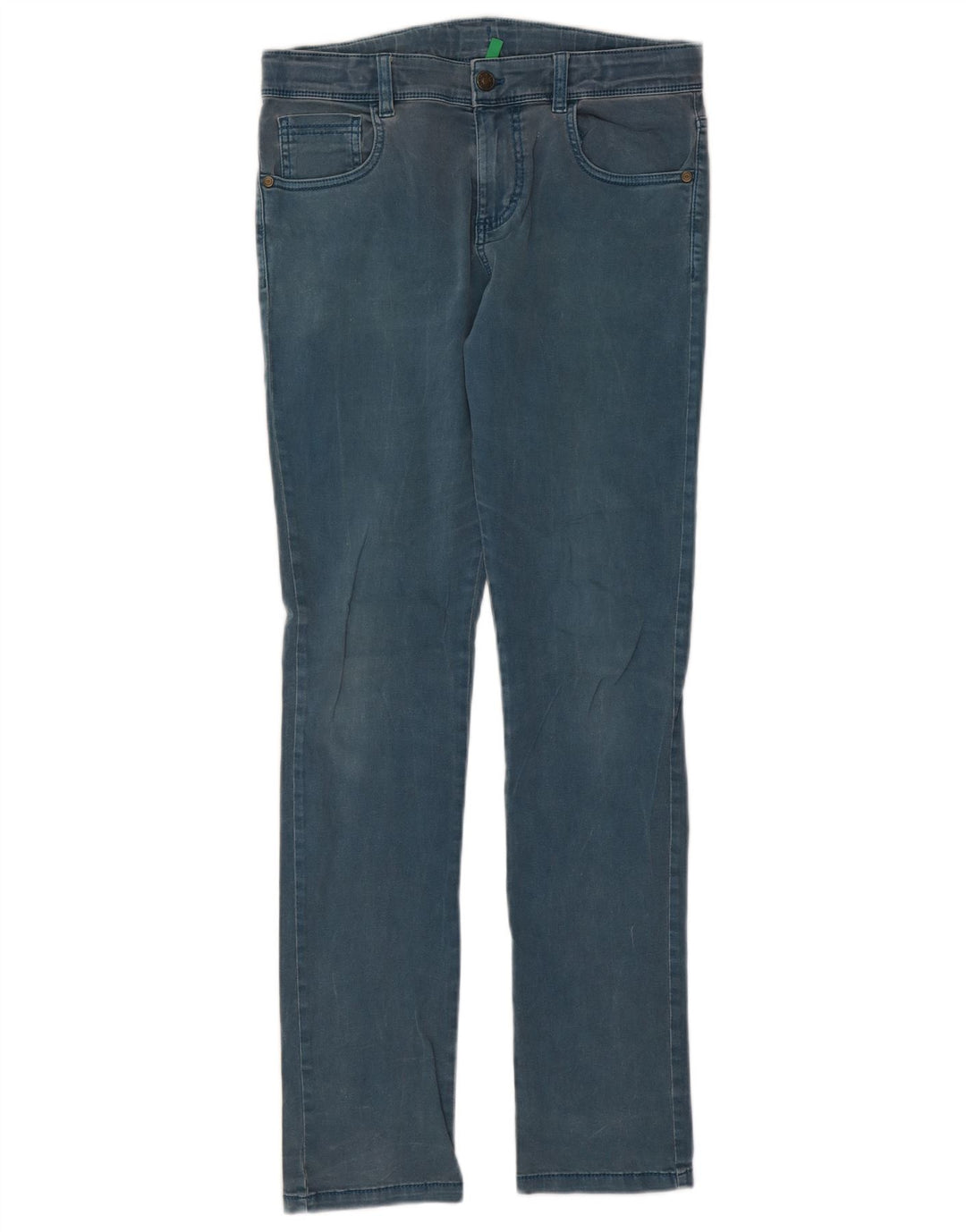 Benetton Boys Slim Jeans 15-16 Years W30 L31 Blue