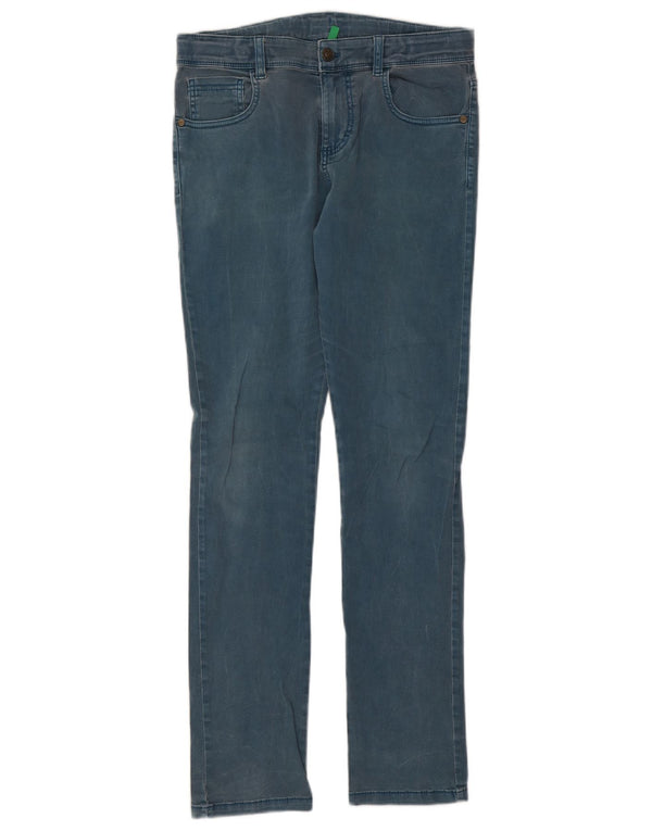 Benetton Boys Slim Jeans 15-16 Years W30 L31 Blue