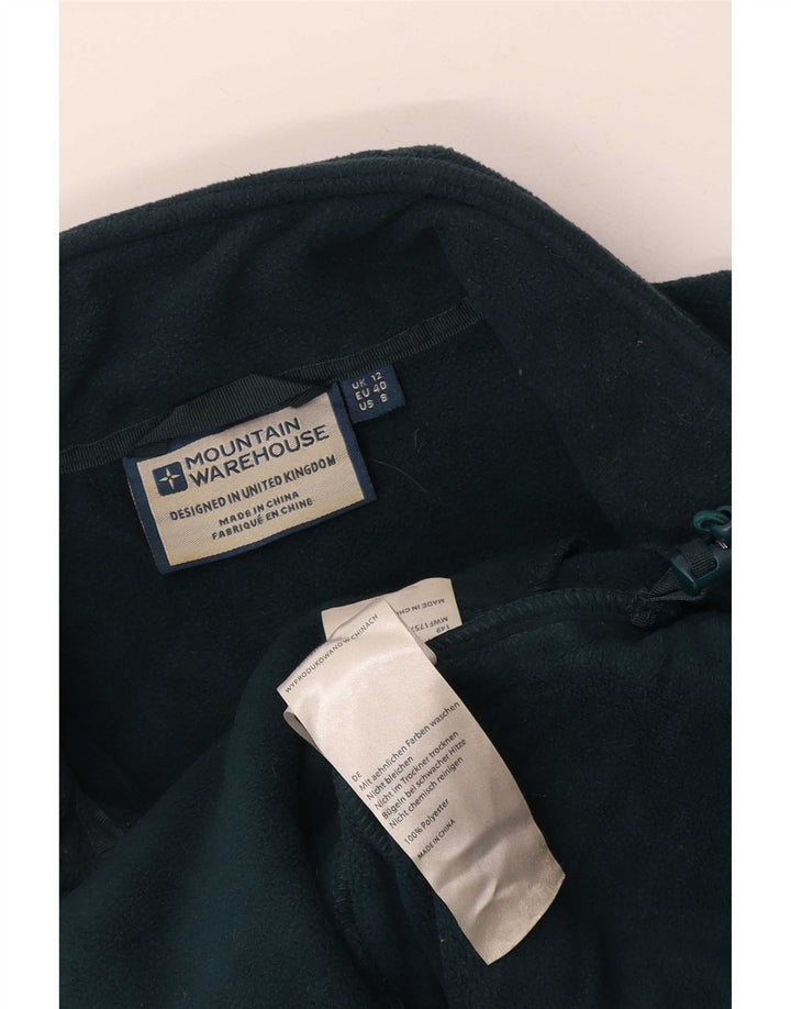 Mountain Warehouse Ženska jakna od flisa s podstavom UK 12 srednje zelene boje od poliestera