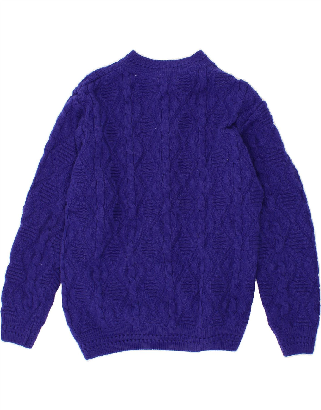 REFLECT Womens Cardigan Sweater UK 14 Medium Purple Polyester Vintage Reflect and Second-Hand Reflect from Messina Hembry 