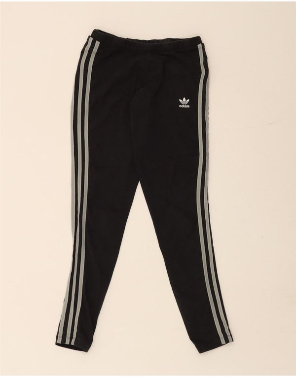 Adidas ženske trenirke hlače UK 10 male crne pamučne sportske