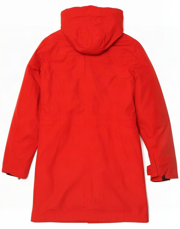 Tucano Urbano ženski podstavljeni kaput s kapuljačom IT 42 Medium Red Polyamide Modern