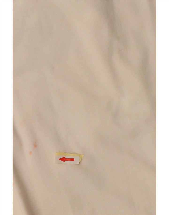 Zara ženska majica kratkih rukava UK 16 Veliki bijeli pamuk