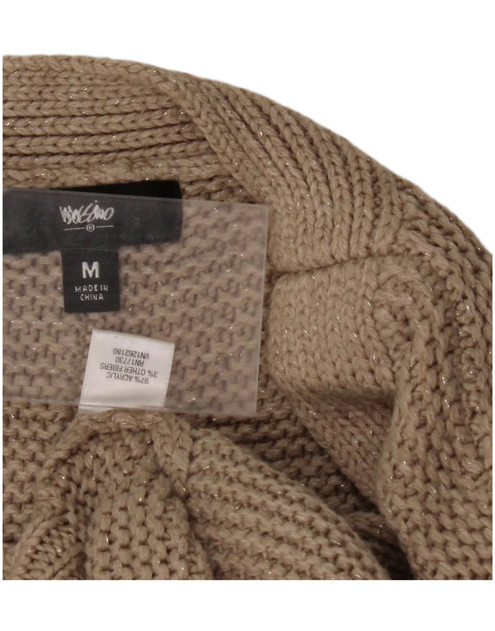 MOSSIMO Ženski pulover s velikim izrezom UK 14 Srednje bež