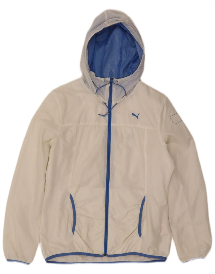 Puma ženska kišna jakna s kapuljačom UK 14 Large White Nylon