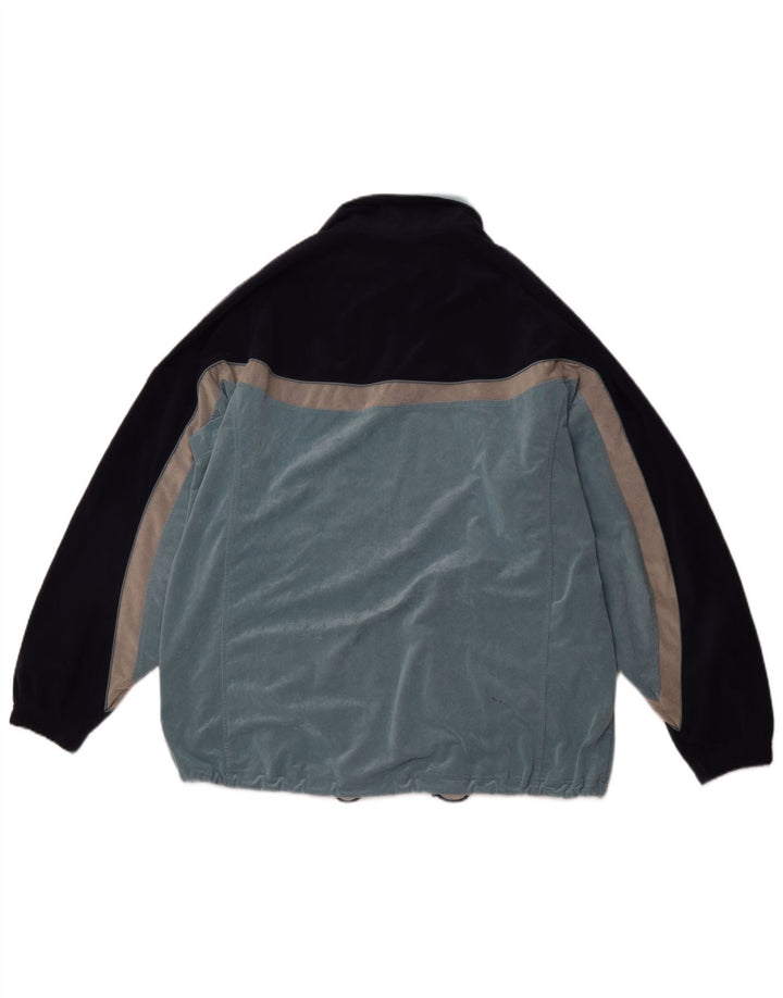 ASICS muška trenirka gornja jakna velika plava sportska poliesterska boja