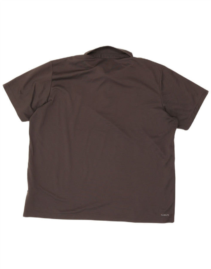 Adidas muška polo majica Climalite 2XL sivi poliester