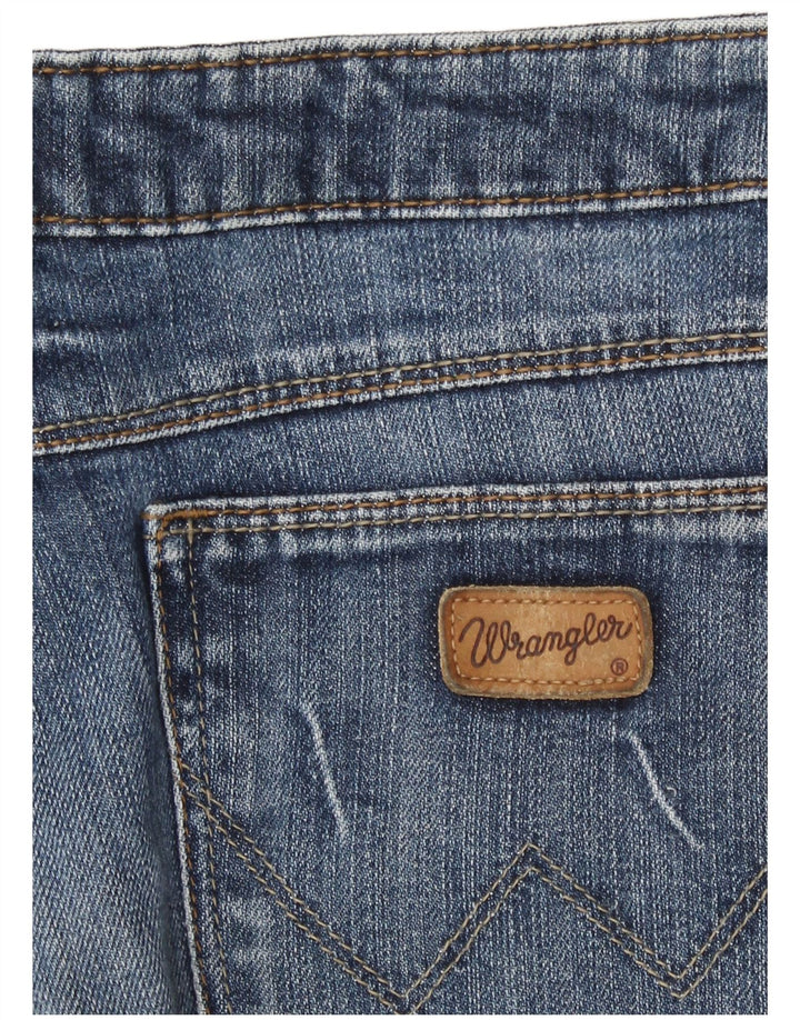 Wrangler Ženske traper vruće hlačice W32 Large Blue Cotton