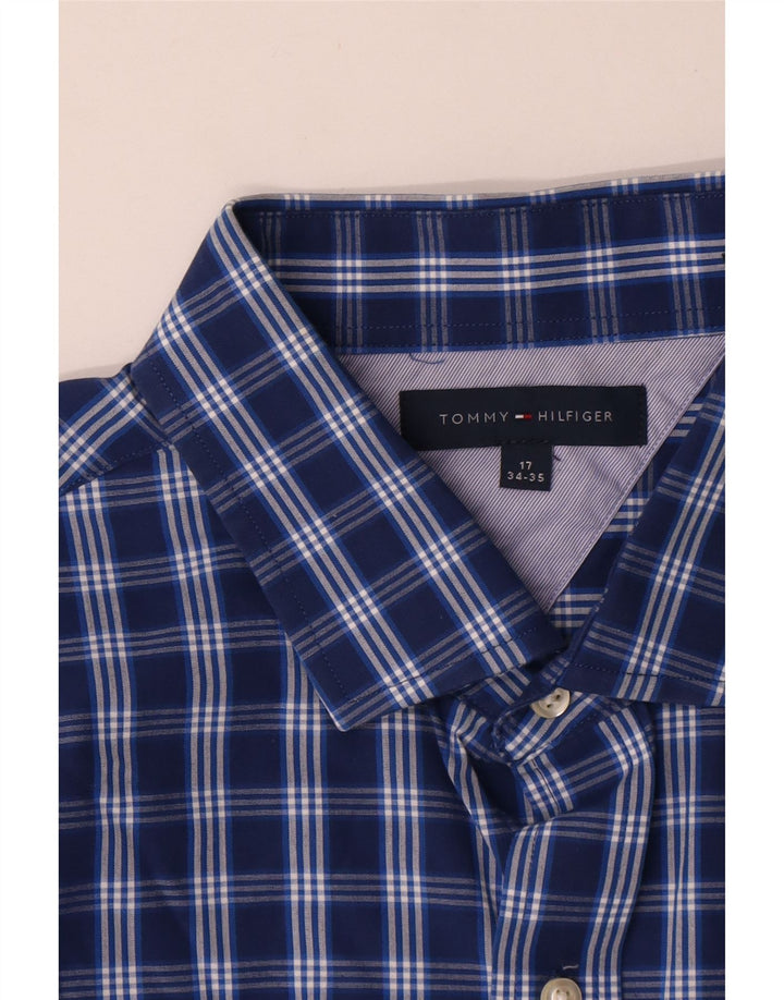 Tommy Hilfiger muška košulja veličina 17 XL tamnoplava karirana