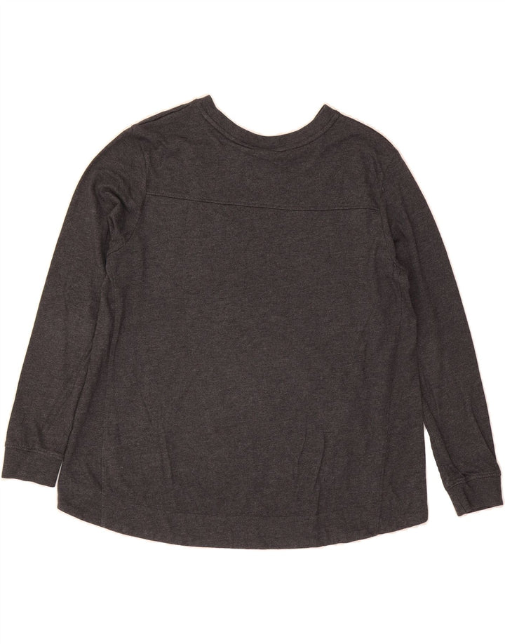 NIKE Womens Top Long Sleeve UK 16 Large Grey Cotton Vintage Nike and Second-Hand Nike from Messina Hembry 