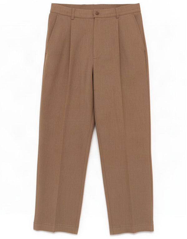 Farah muške chino hlače s klinovima W34 L28 smeđi poliester