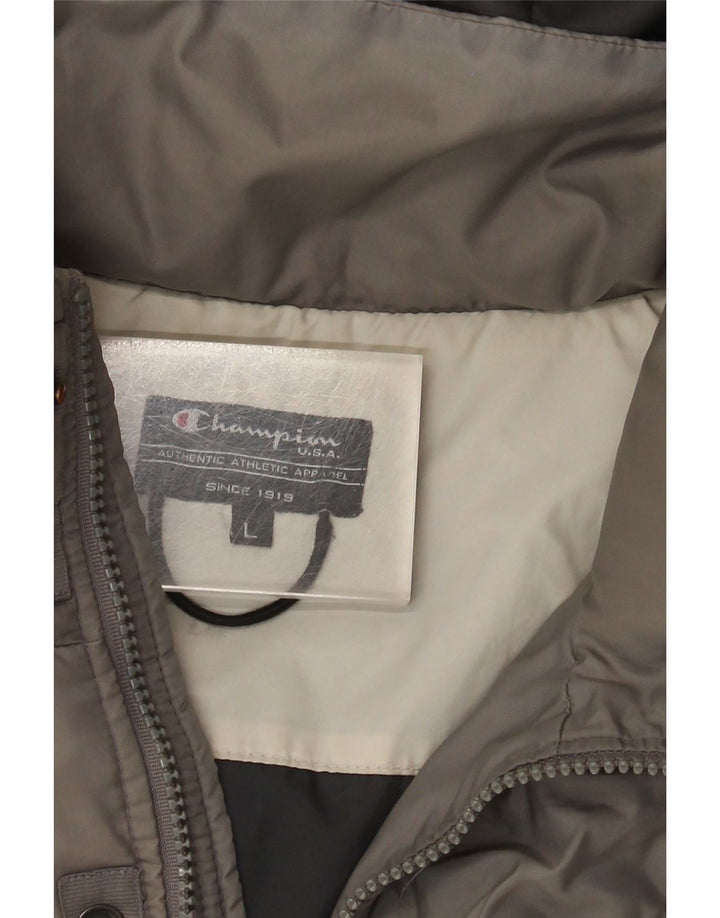 Champion muška podstavljena jakna s kapuljačom UK 40 Large Grey Colourblock