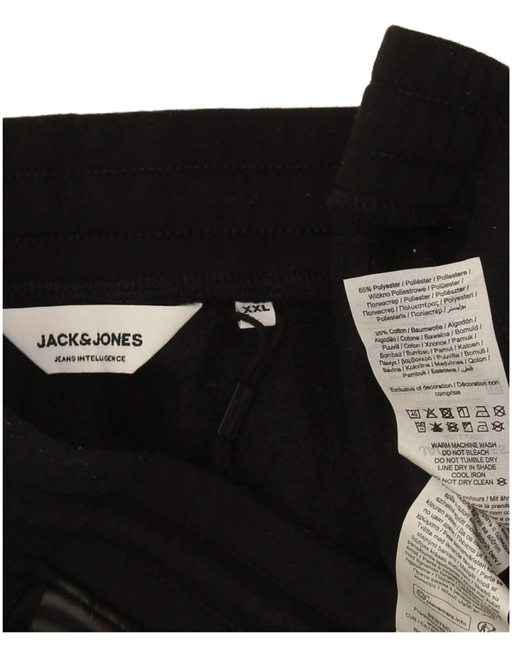 Jack & Jones muška trenirka hlače Joggers 2XL crni poliester