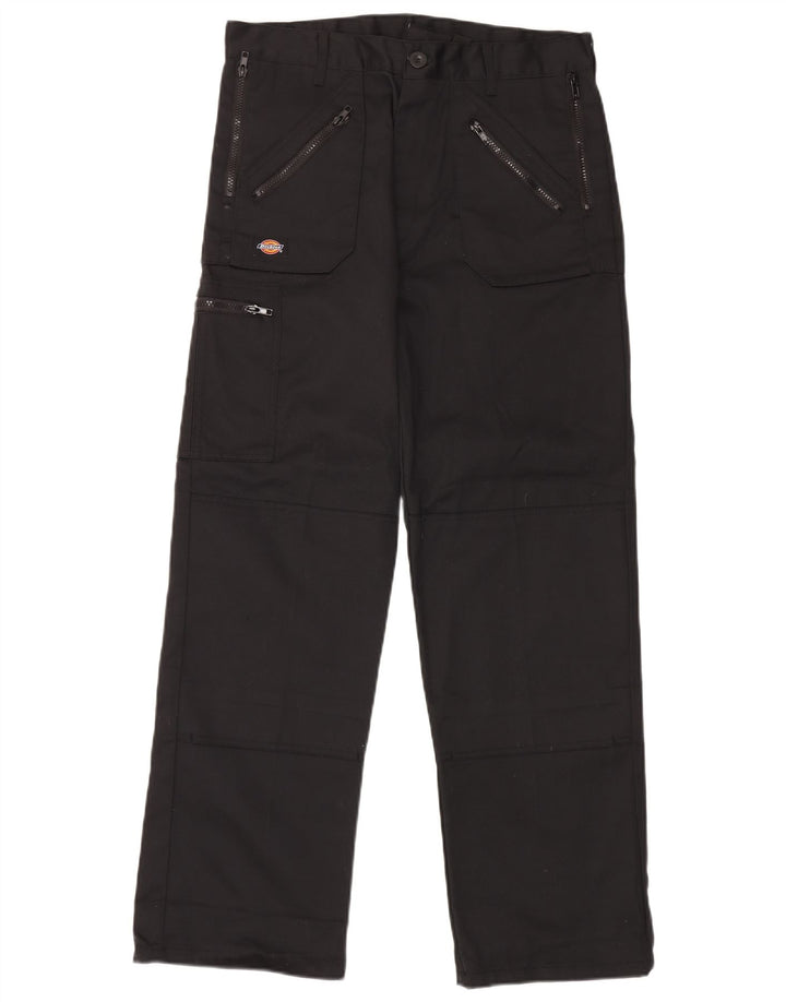 Dickies muške ravne kargo hlače W32 L31 crni poliester