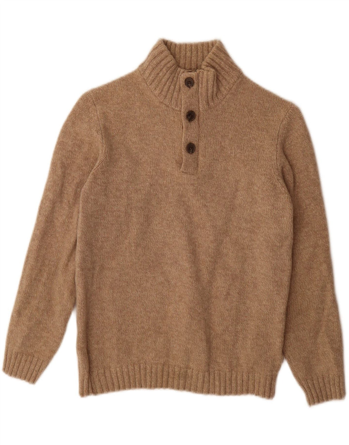 Srednje bež pulover s dugmadima i izrezom za dječake Massimo Dutti 11-12 godina