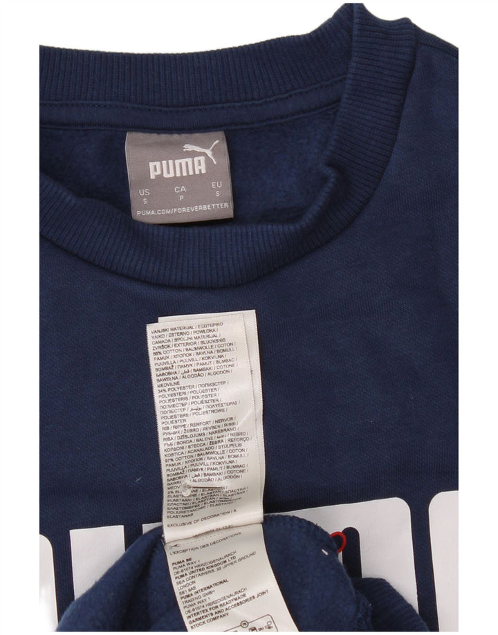Puma muška majica s grafičkim motivima, mali tamnoplavi pamuk