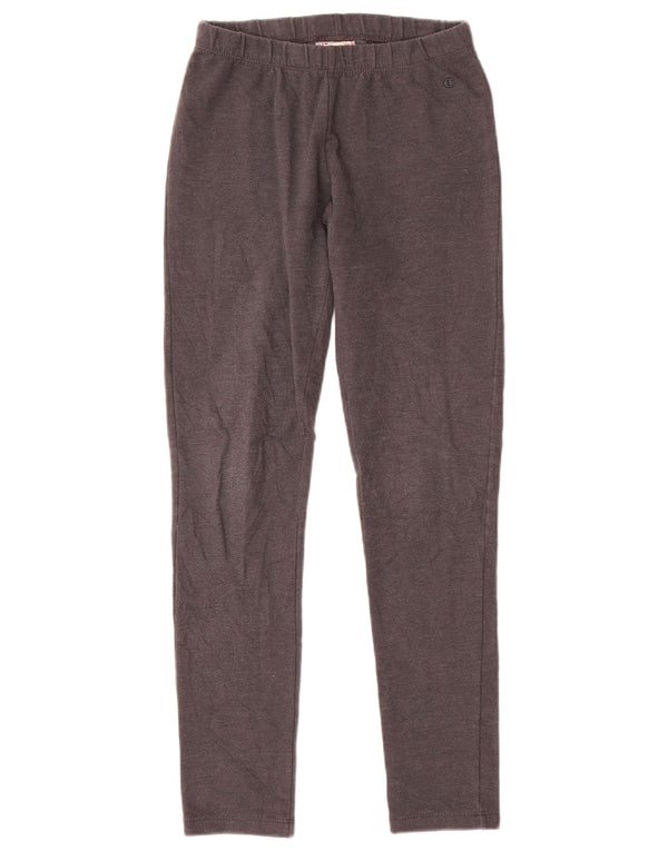 Champion Womens Heritage Fit Leggings UK 10 Male sive pamučne