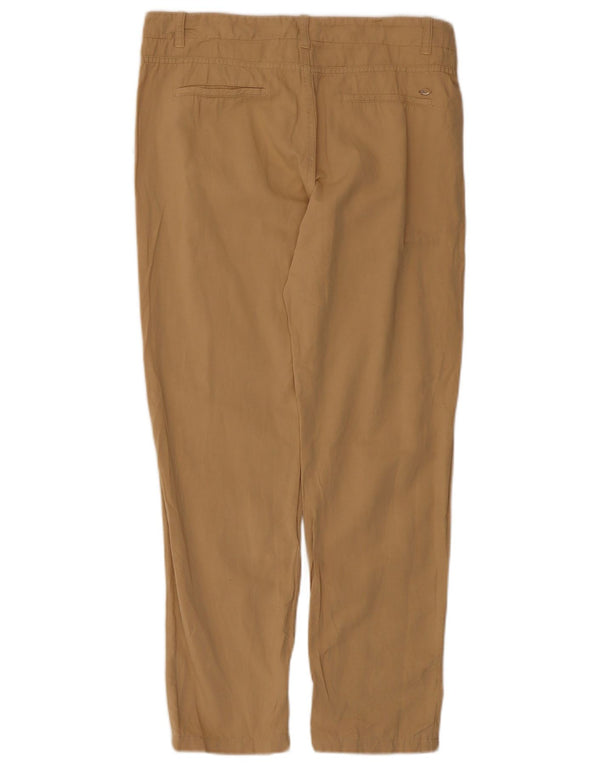 Massimo Dutti Mens Casual Fit Chino Trousers EU 38 Small W28 L27 Beige