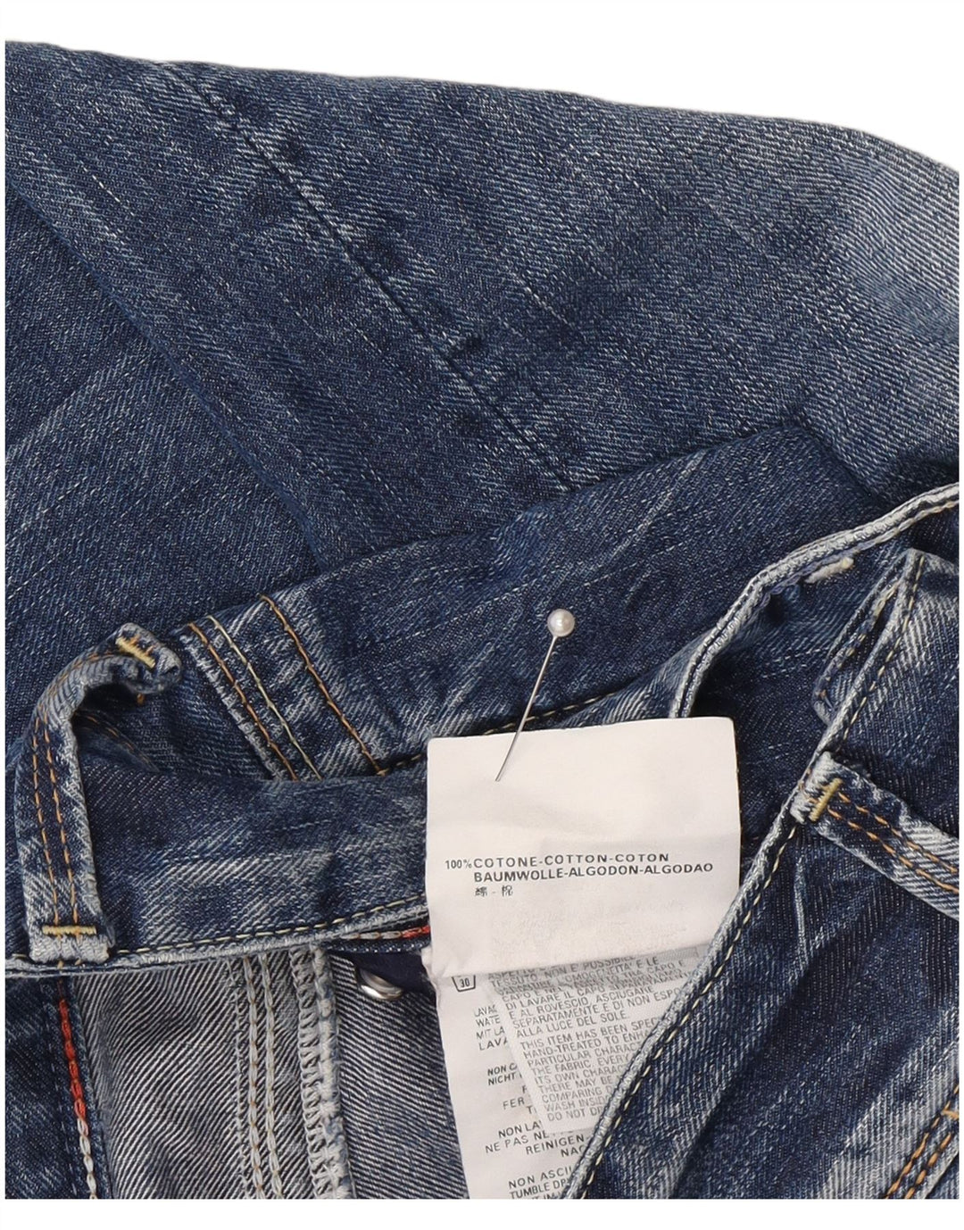 Replay ženske traperice Janice Bootcut W27 L34 plavi pamuk