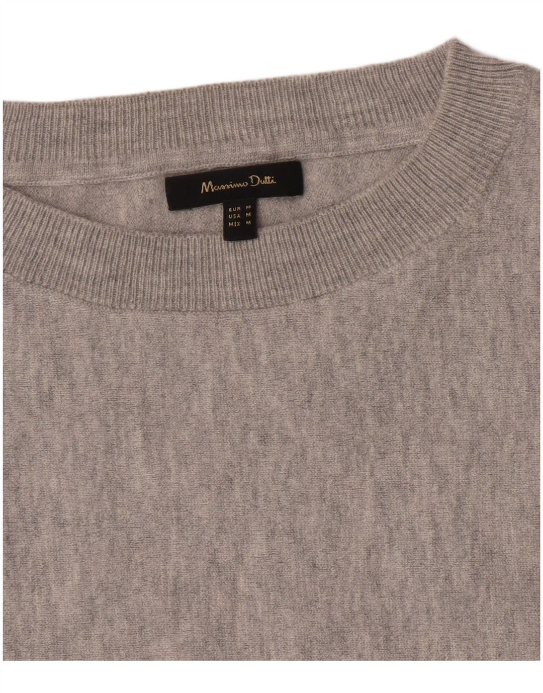 Massimo Dutti Ženski kratki džemper UK 14 srednje sivo s pjegama