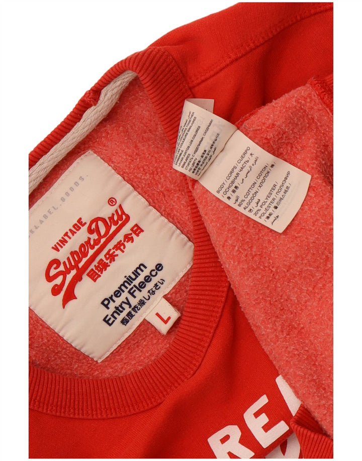 SUPERDRY muška majica s motivima, veliki crveni pamuk