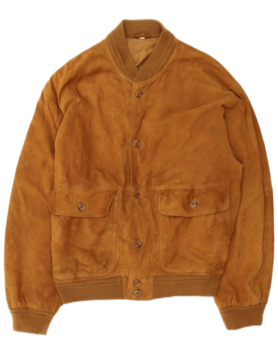 Vintage muška bomber jakna od brušene kože IT 54 2XL smeđa