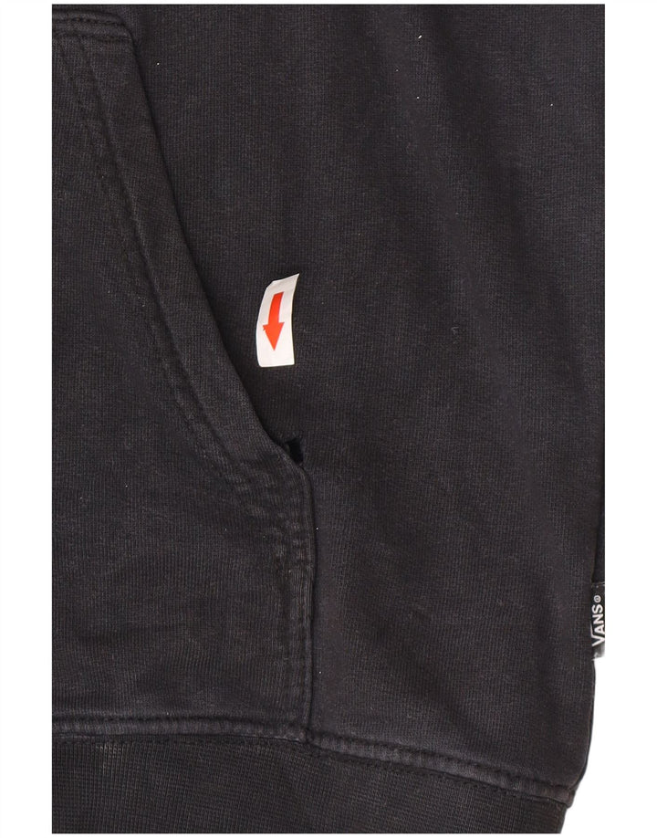 Vans muška majica s kapuljačom Srednje crni pamuk
