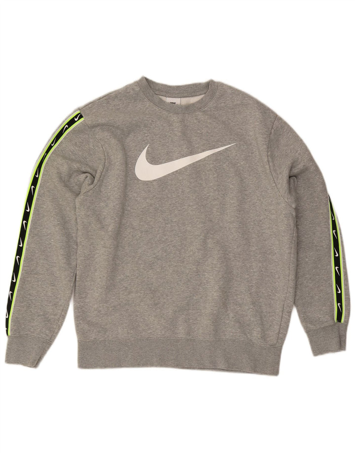 NIKE muška majica s grafičkim motivima srednje sivi pamuk