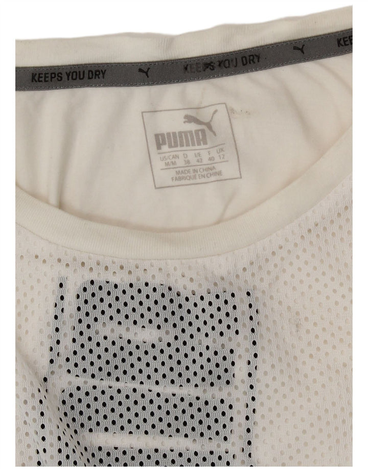 Puma ženski gornji dio prsluka s grafičkim motivima UK 12 srednje bijele boje