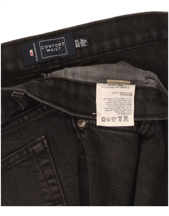 Marks & Spencer muške ravne traperice W36 L27 crni pamuk