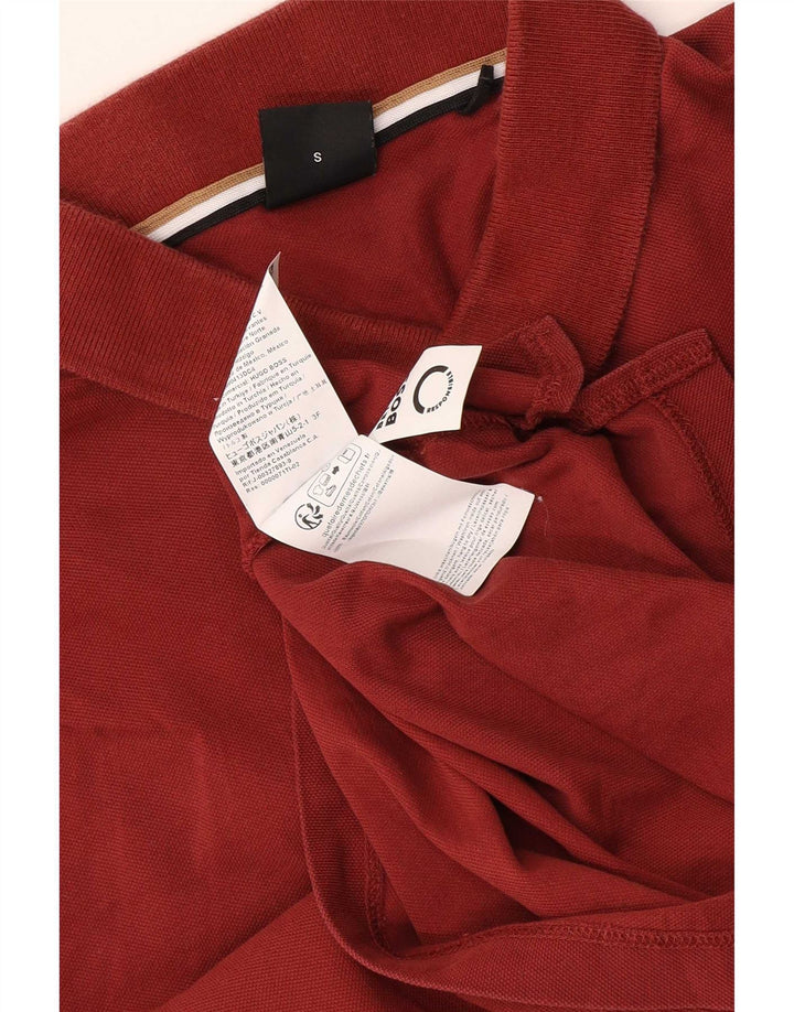 HUGO BOSS Muška polo majica Mala smeđa pamuk