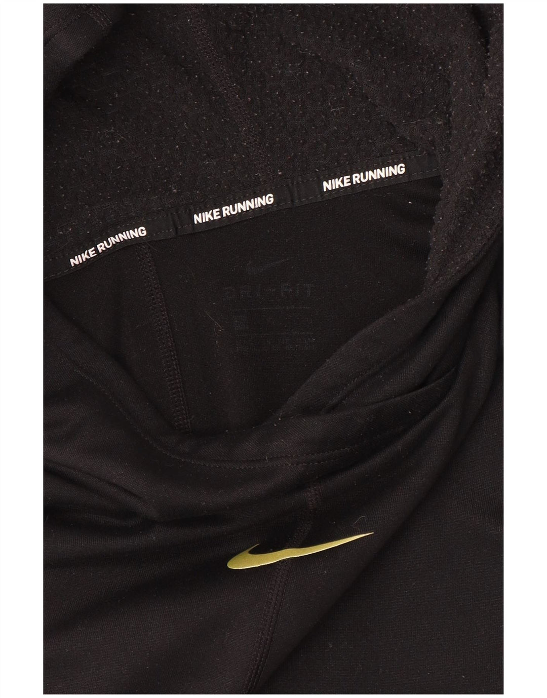 NIKE ženska majica s kapuljačom za trčanje dugih rukava UK 14 srednje crna