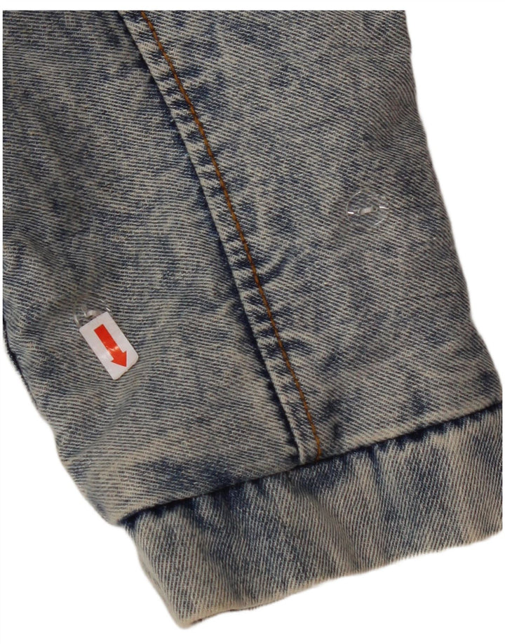 NOVA KOLEKCIJA Ženska prevelika traper jakna 3/4 rukava UK 10 Small Blue