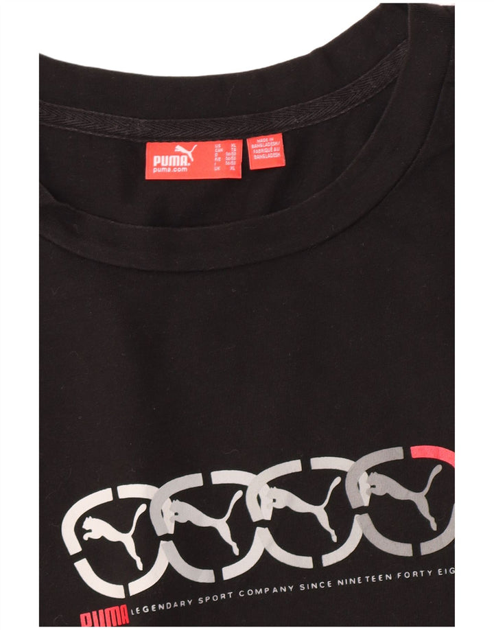 Puma muški grafički top XL crni prsluk