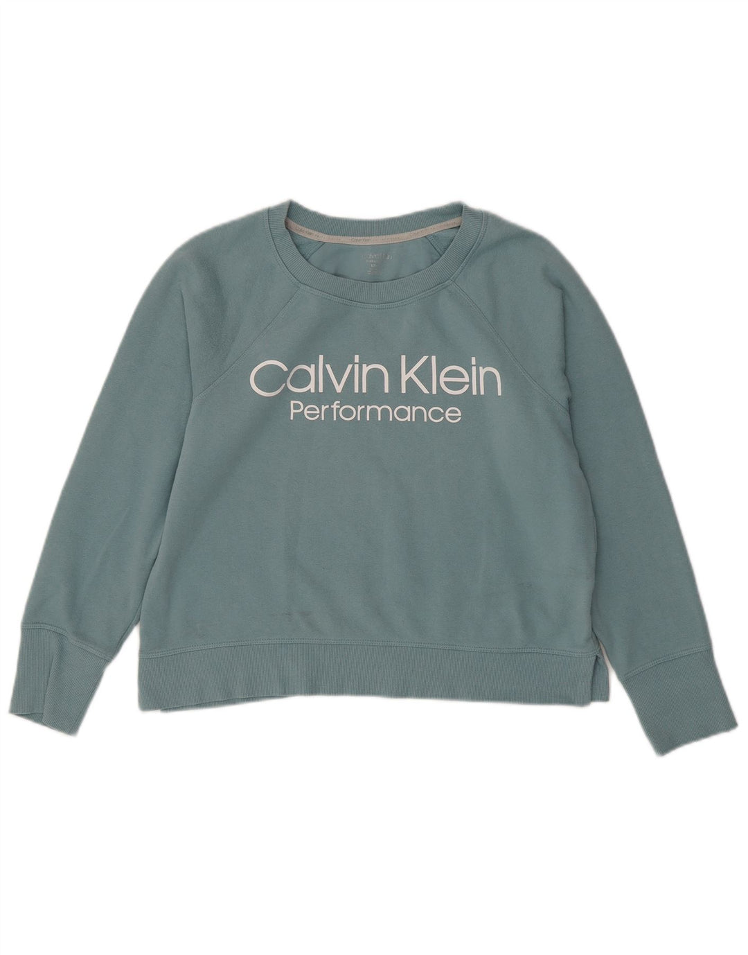 CALVIN KLEIN Ženska prevelika majica s kratkim rukavima UK 10 Small Green