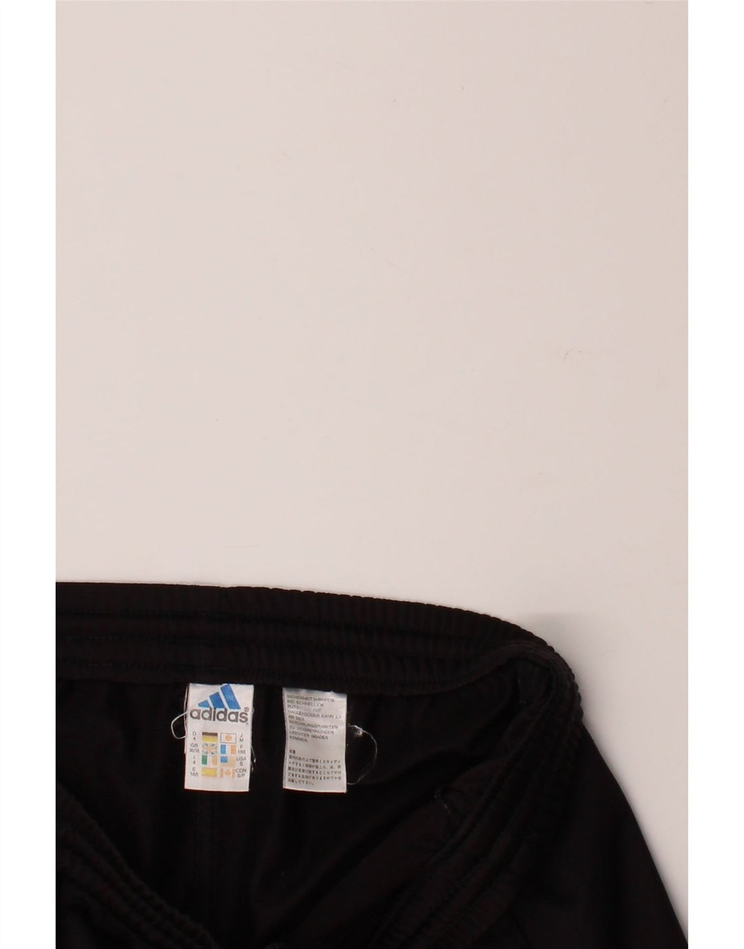 ADIDAS Mens Tracksuit Trousers UK 36/38 Small  Black Polyester Vintage Adidas and Second-Hand Adidas from Messina Hembry 