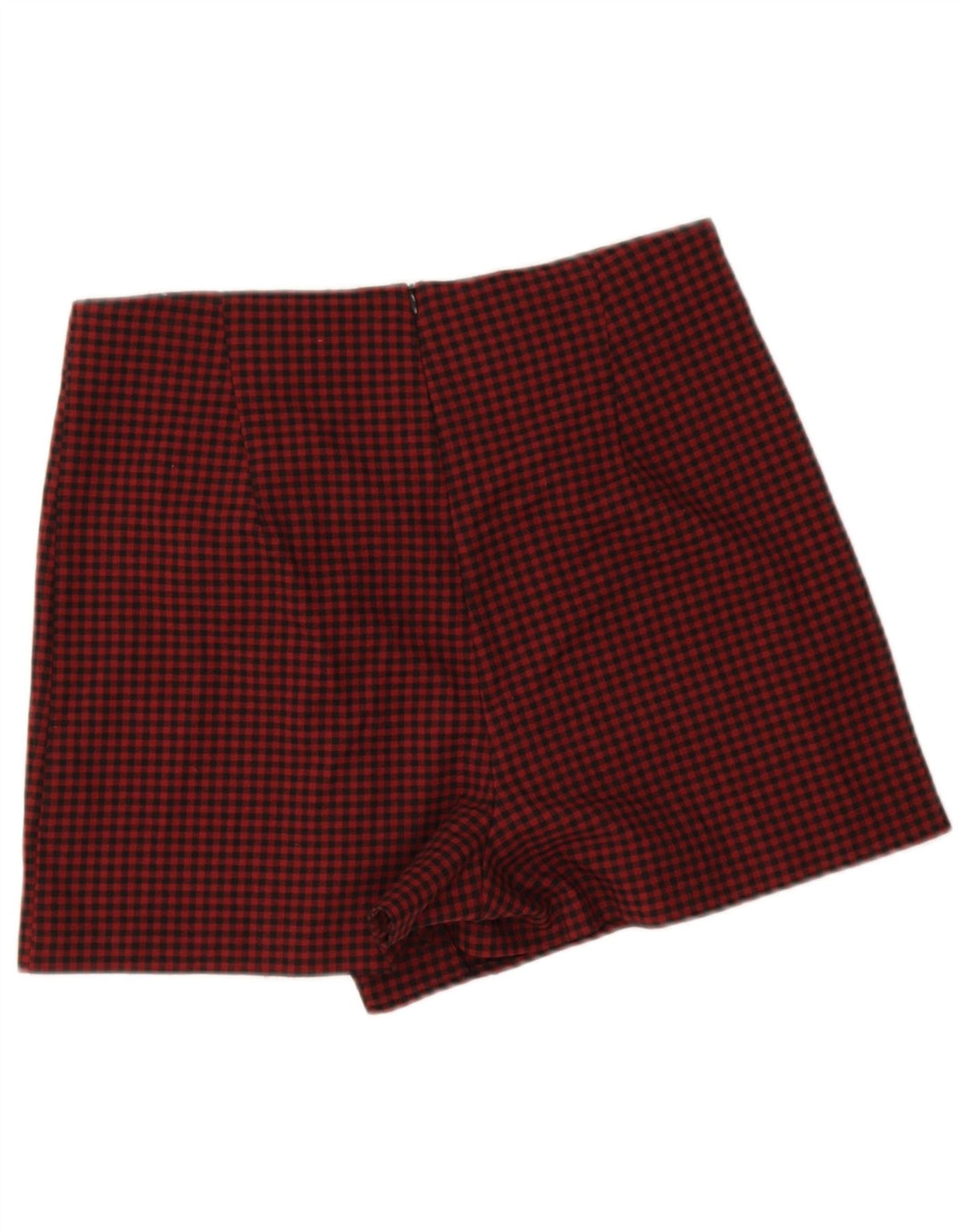 Zara ženske ležerne kratke hlače Large W30 L3 Crvena Gingham