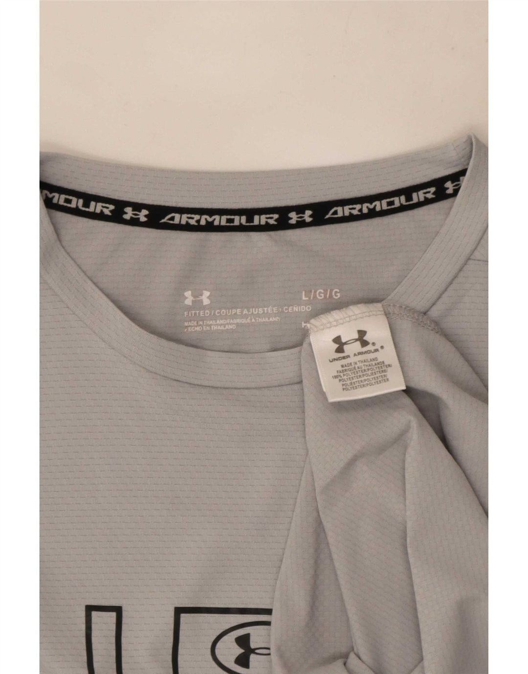 Under Armour muška majica s grafičkim motivima, veliki sivi poliester