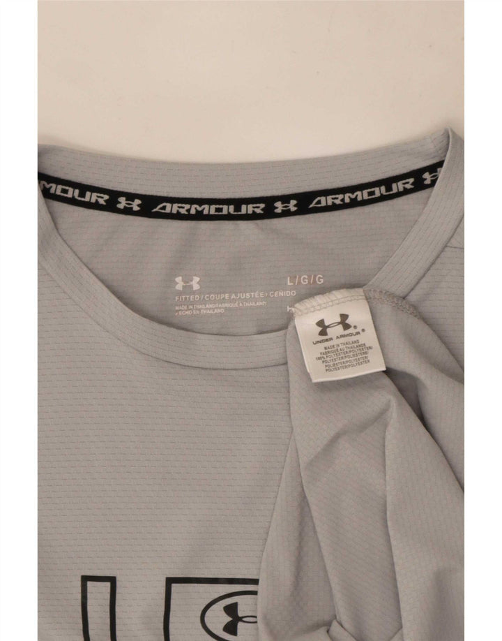 Under Armour muška majica s grafičkim motivima, veliki sivi poliester
