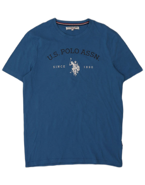 U.S. Polo Assn. Muška mala plava pamučna majica s grafičkim motivima