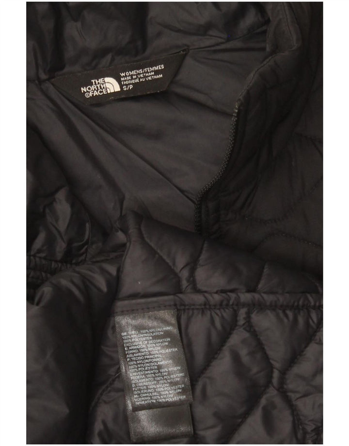 The North Face ženska prošivena jakna UK 10 Mala crna najlonska