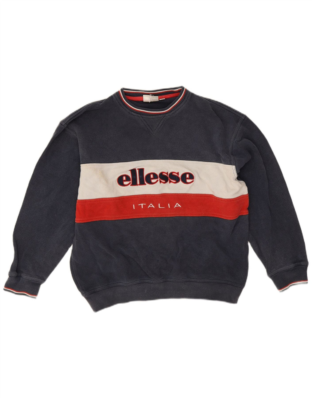 Muška trenirka Ellesse Italia Graphic Sweatshirt srednje tamnoplave boje