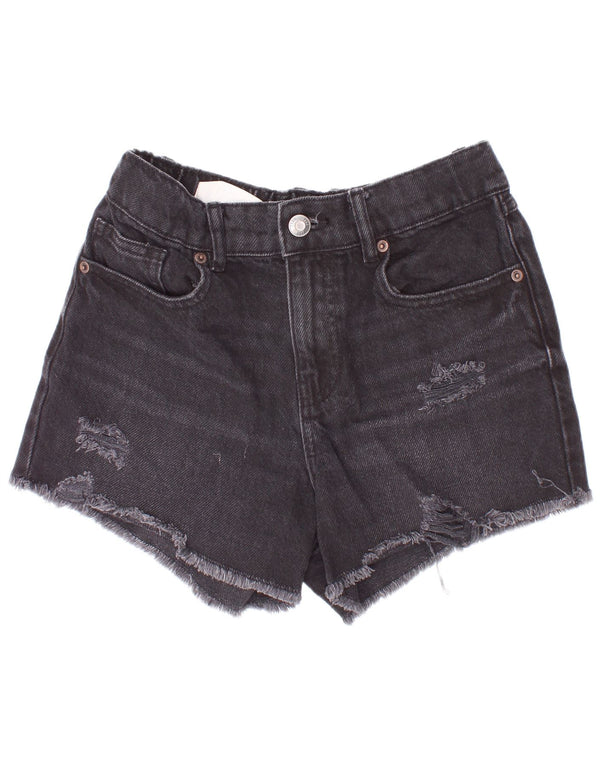 Kratke traper hlače Zara Girls 11-12 godina W24 sivi pamuk