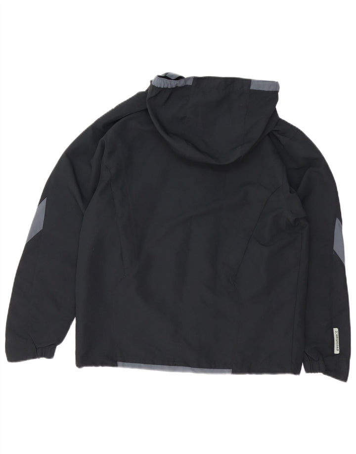 UMBRO ženska kišna jakna s kapuljačom UK 14 Srednje crna poliesterska boja