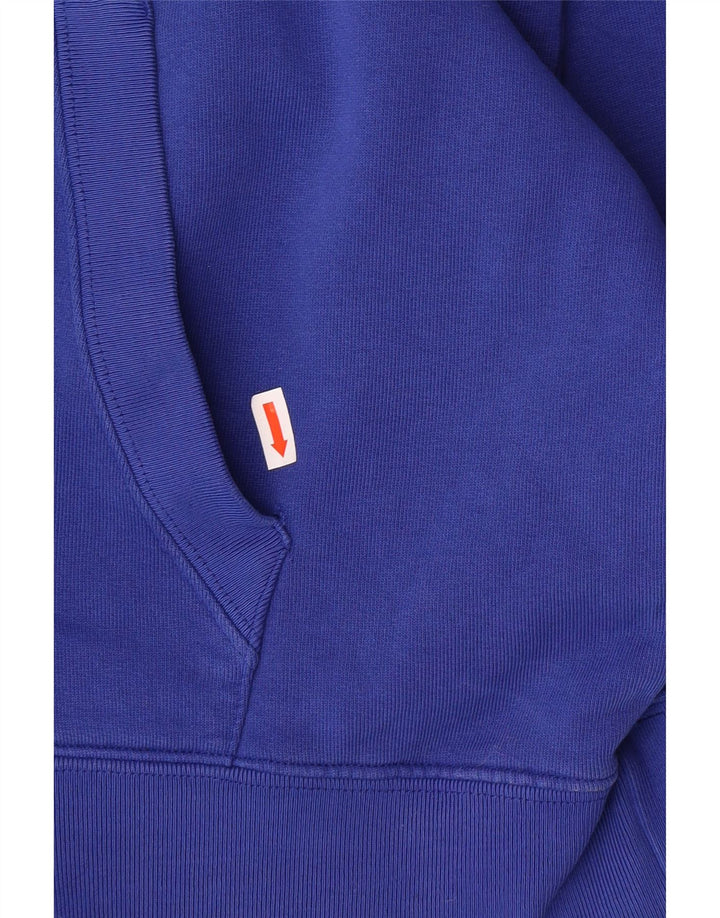 CONVERSE muška majica s kapuljačom s kapuljačom, veliki plavi pamuk