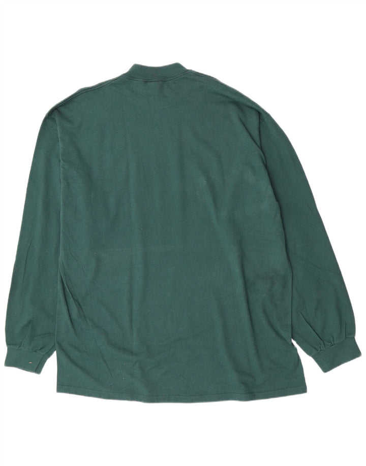Nike muška majica dugih rukava 2XL zeleni pamuk