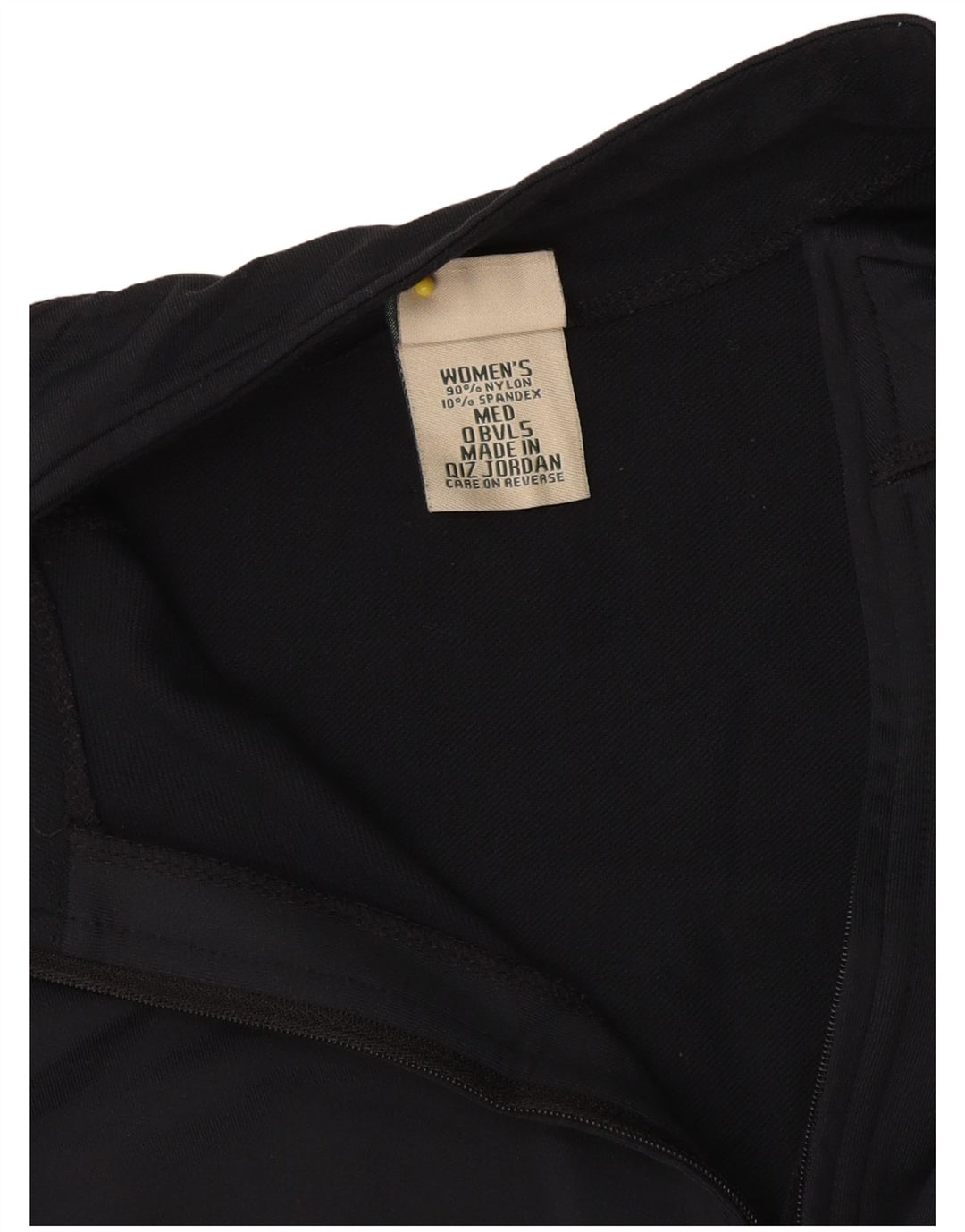 L.L.Bean Ženska trenirka s patentnim izrezom Gornji dio UK 14 Srednje crni najlon